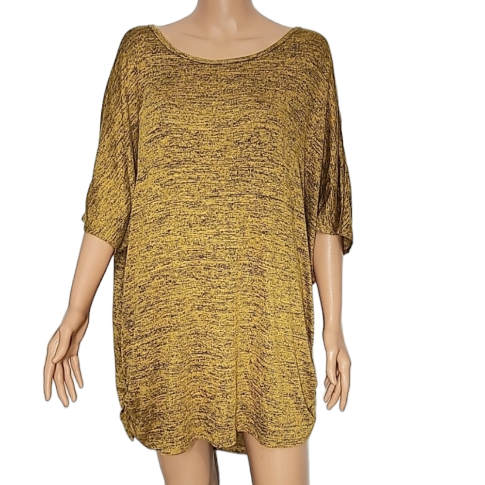 Bobbie and Brooks yellow short sleeve‎ top Plus size 3X